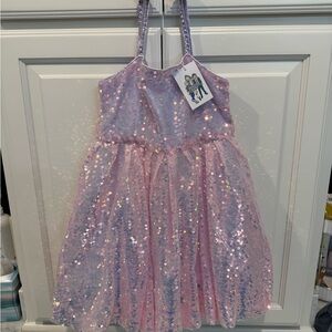 NWT Lola and the Boys Purple Haze Bubble Mini Dress